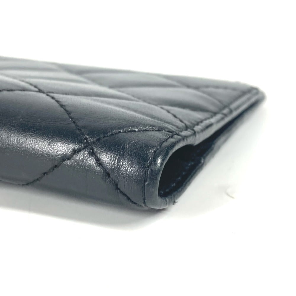 CHANEL カンボンライン CC ココマーク システム手帳 手帳カバー 手帳カバー レザー レディース ブラック