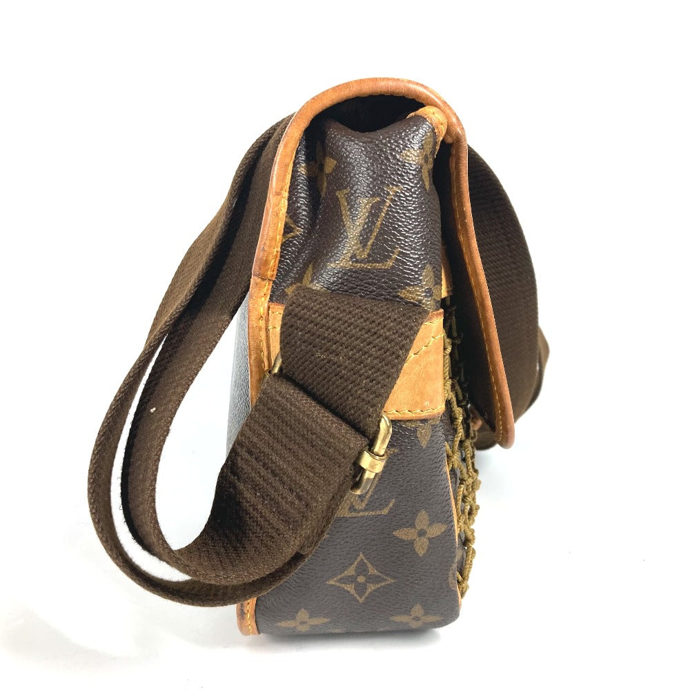 LOUIS VUITTON M40117 モノグラム コンゴPM カバン 斜め掛け メッシュ ネット ショルダーバッグ モノグラムキャンバス レディース ブラウン