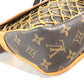 LOUIS VUITTON M40117 モノグラム コンゴPM カバン 斜め掛け メッシュ ネット ショルダーバッグ モノグラムキャンバス レディース ブラウン