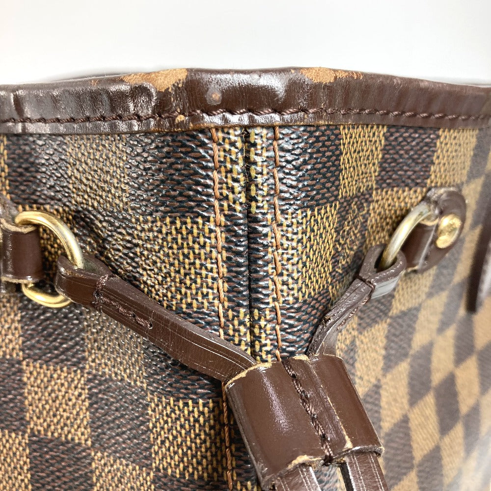 LOUIS VUITTON N41359 ダミエ ネヴァーフルPM トートバッグ カバン 肩掛け ショルダーバッグ ダミエキャンバス レディース エベヌ ブラウン
