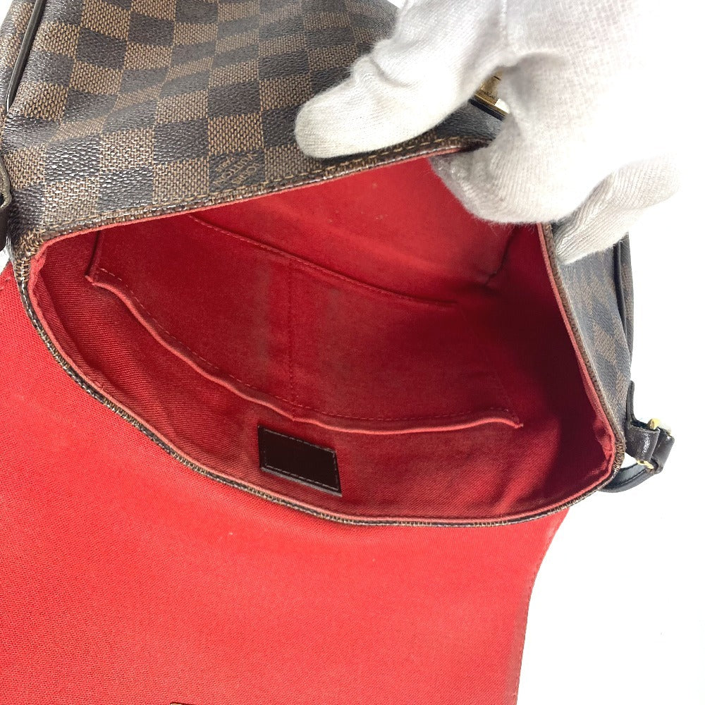 LOUIS VUITTON N41178 ダミエ ブザスローズベリー 斜め掛け カバン フラップ ショルダーバッグ ダミエキャンバス レディース エベヌ ブラウン