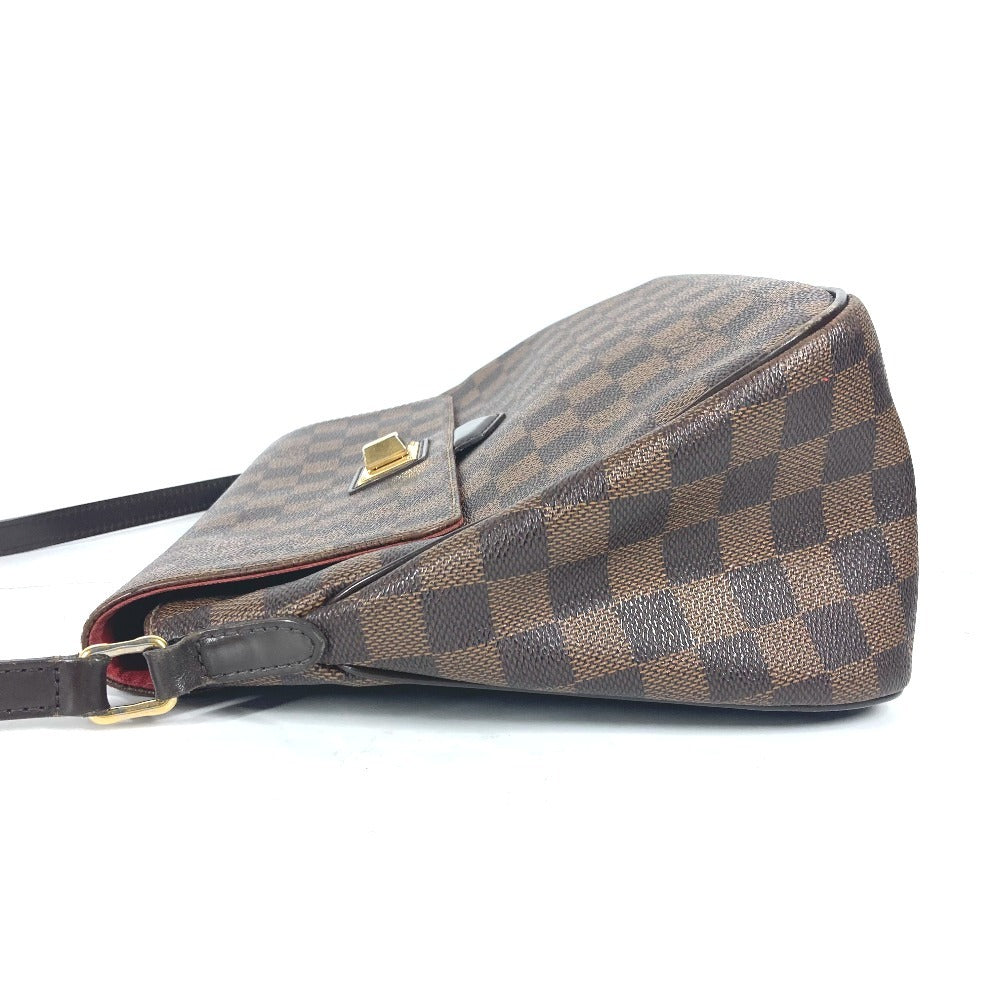 LOUIS VUITTON N41178 ダミエ ブザスローズベリー 斜め掛け カバン フラップ ショルダーバッグ ダミエキャンバス レディース エベヌ ブラウン