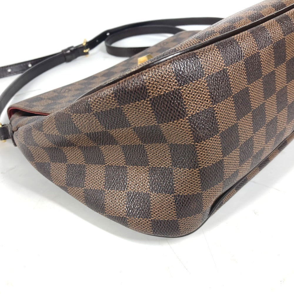 LOUIS VUITTON N41178 ダミエ ブザスローズベリー 斜め掛け カバン フラップ ショルダーバッグ ダミエキャンバス レディース エベヌ ブラウン