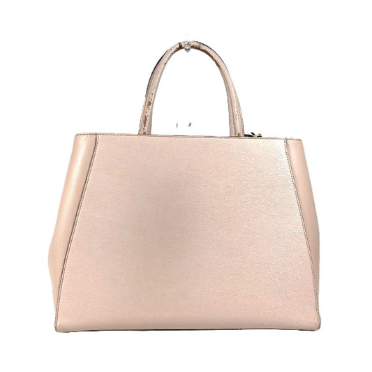 FENDI 8BH250 トゥジュール カバン トートバッグ 肩掛け 2WAYバッグ ショルダーバッグ レザー レディース ベージュ