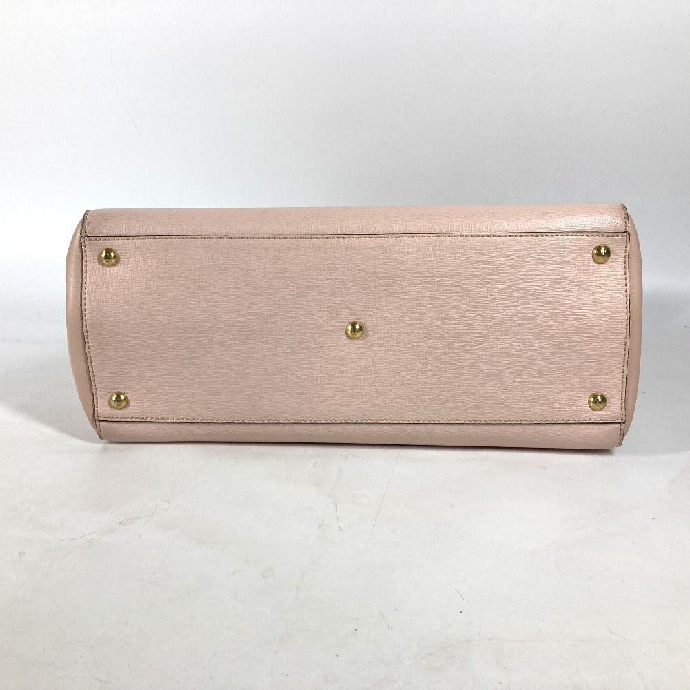 FENDI 8BH250 トゥジュール カバン トートバッグ 肩掛け 2WAYバッグ ショルダーバッグ レザー レディース ベージュ