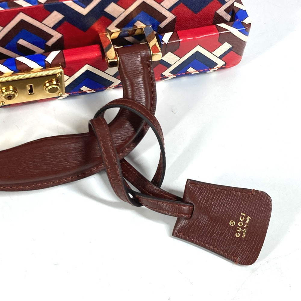 GUCCI 662474 カードゲーム トランプ チップ ジオメトリックG ブリーフケース ポーカー セット サイコロ ダイス インテリア ゲーム おもちゃ 雑貨 プラスチック ユニセックス レッド