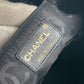 CHANEL マトラッセ キルティング ラウンドハンドル レザーハンドル カバン トートバッグ CC ココマーク ハンドバッグ ベロア レディース ブラック