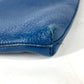GUCCI 322054 GG Interlocking G Bag Pouch Clutch Bag with Strap Second Bag Leather Unisex Blue