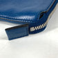 GUCCI 322054 GG Interlocking G Bag Pouch Clutch Bag with Strap Second Bag Leather Unisex Blue