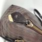 LOUIS VUITTON N41013 ダミエ イエナMM 肩掛け カバン ショルダーバッグ トートバッグ ダミエキャンバス レディース エベヌ ブラウン