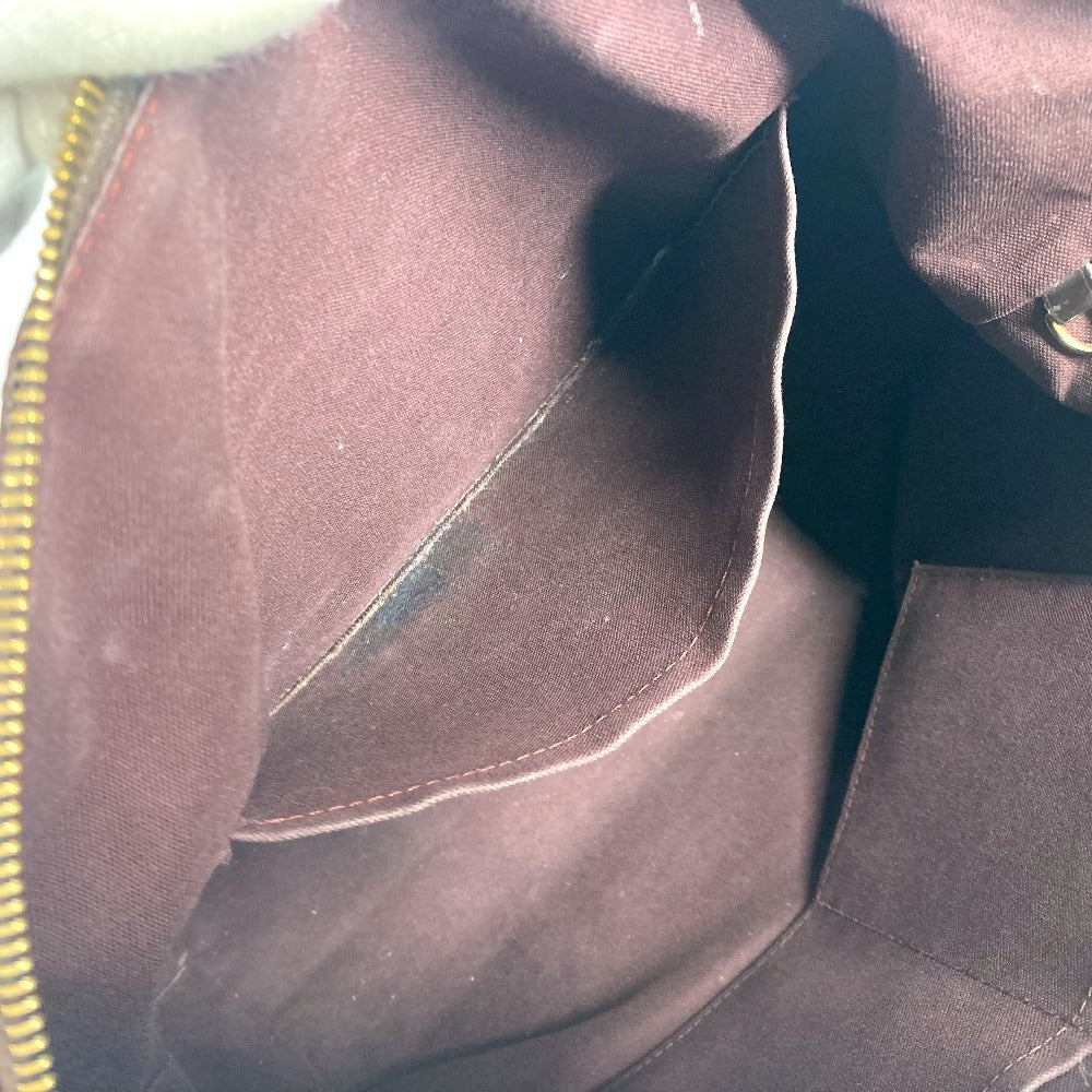 LOUIS VUITTON N41013 ダミエ イエナMM 肩掛け カバン ショルダーバッグ トートバッグ ダミエキャンバス レディース エベヌ ブラウン