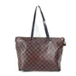 LOUIS VUITTON N41013 ダミエ イエナMM 肩掛け カバン ショルダーバッグ トートバッグ ダミエキャンバス レディース エベヌ ブラウン