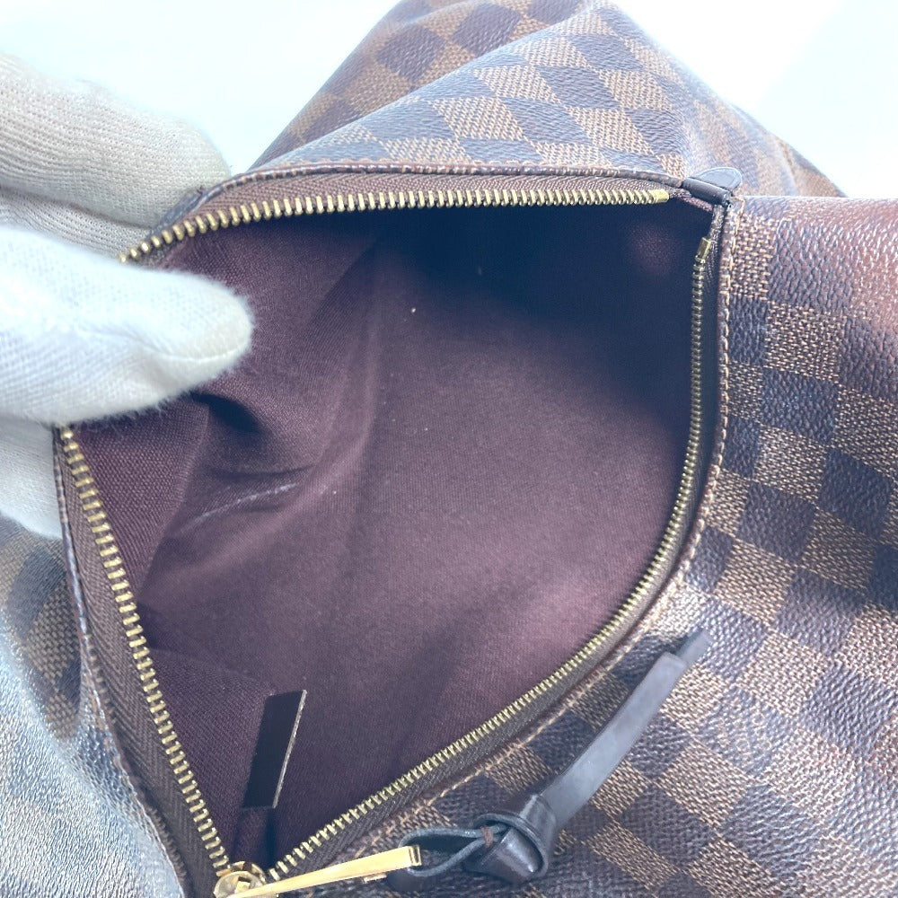 LOUIS VUITTON N41013 ダミエ イエナMM 肩掛け カバン ショルダーバッグ トートバッグ ダミエキャンバス レディース エベヌ ブラウン