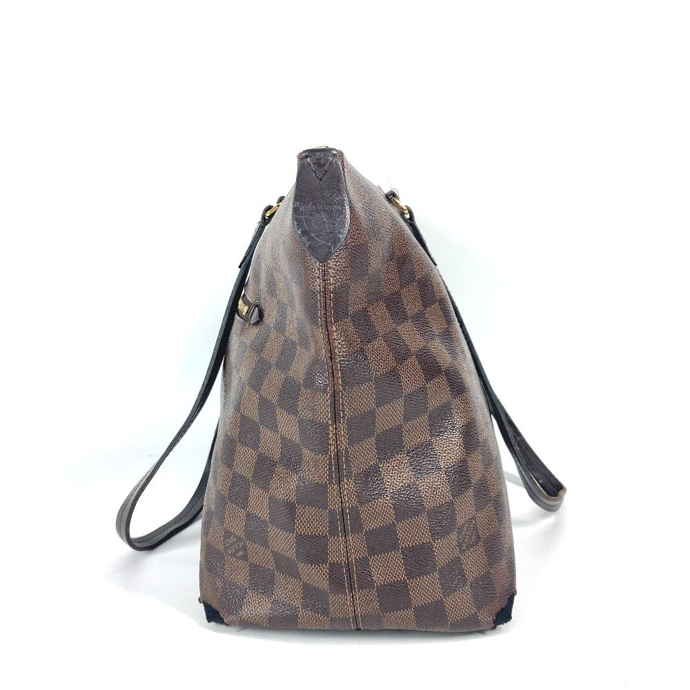 LOUIS VUITTON N41013 ダミエ イエナMM 肩掛け カバン ショルダーバッグ トートバッグ ダミエキャンバス レディース エベヌ ブラウン