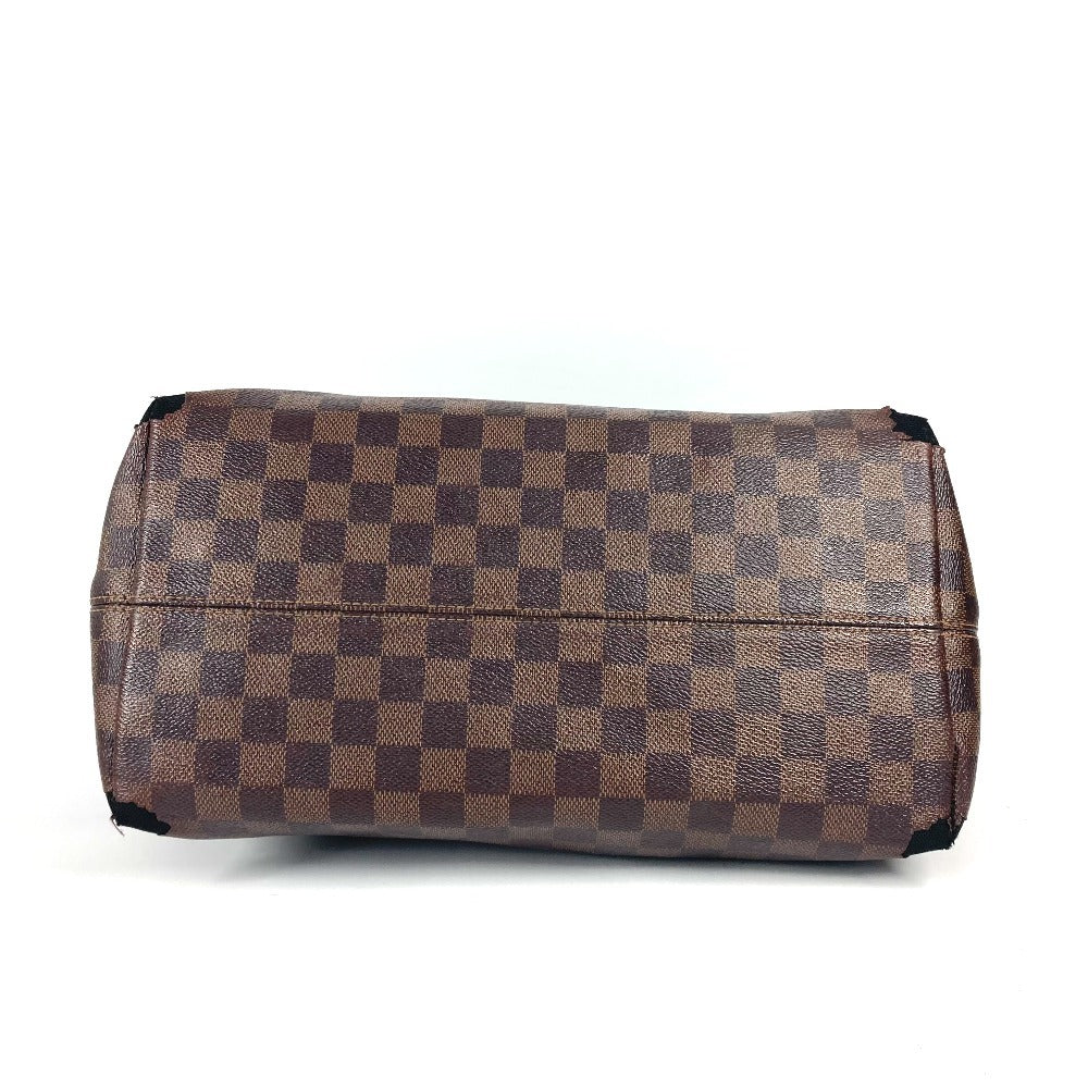 LOUIS VUITTON N41013 ダミエ イエナMM 肩掛け カバン ショルダーバッグ トートバッグ ダミエキャンバス レディース エベヌ ブラウン