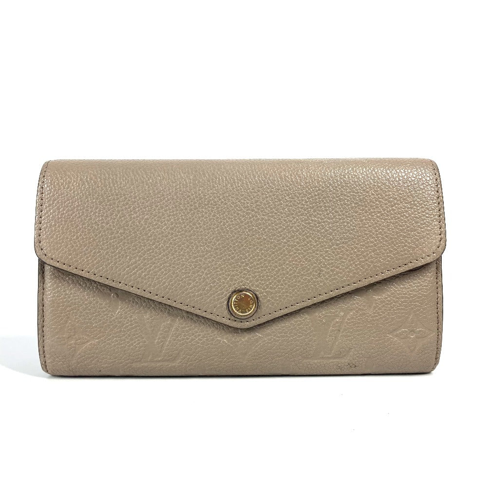 LOUIS VUITTON M82256 モノグラムアンプラント ポルトフォイユサラ ロングウォレット 長財布 モノグラムアンプラントレザー ユニセックス トゥルトレール ベージュ
