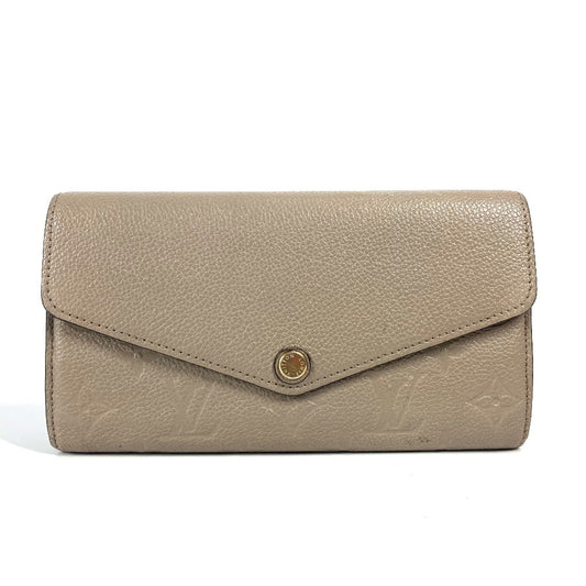 LOUIS VUITTON M82256 モノグラムアンプラント ポルトフォイユサラ ロングウォレット 長財布 モノグラムアンプラントレザー ユニセックス トゥルトレール ベージュ