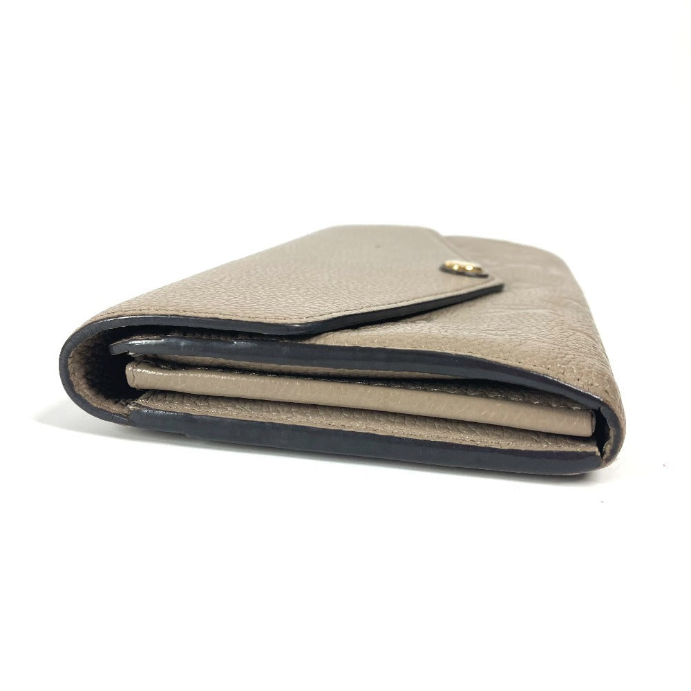 LOUIS VUITTON M82256 モノグラムアンプラント ポルトフォイユサラ ロングウォレット 長財布 モノグラムアンプラントレザー ユニセックス トゥルトレール ベージュ