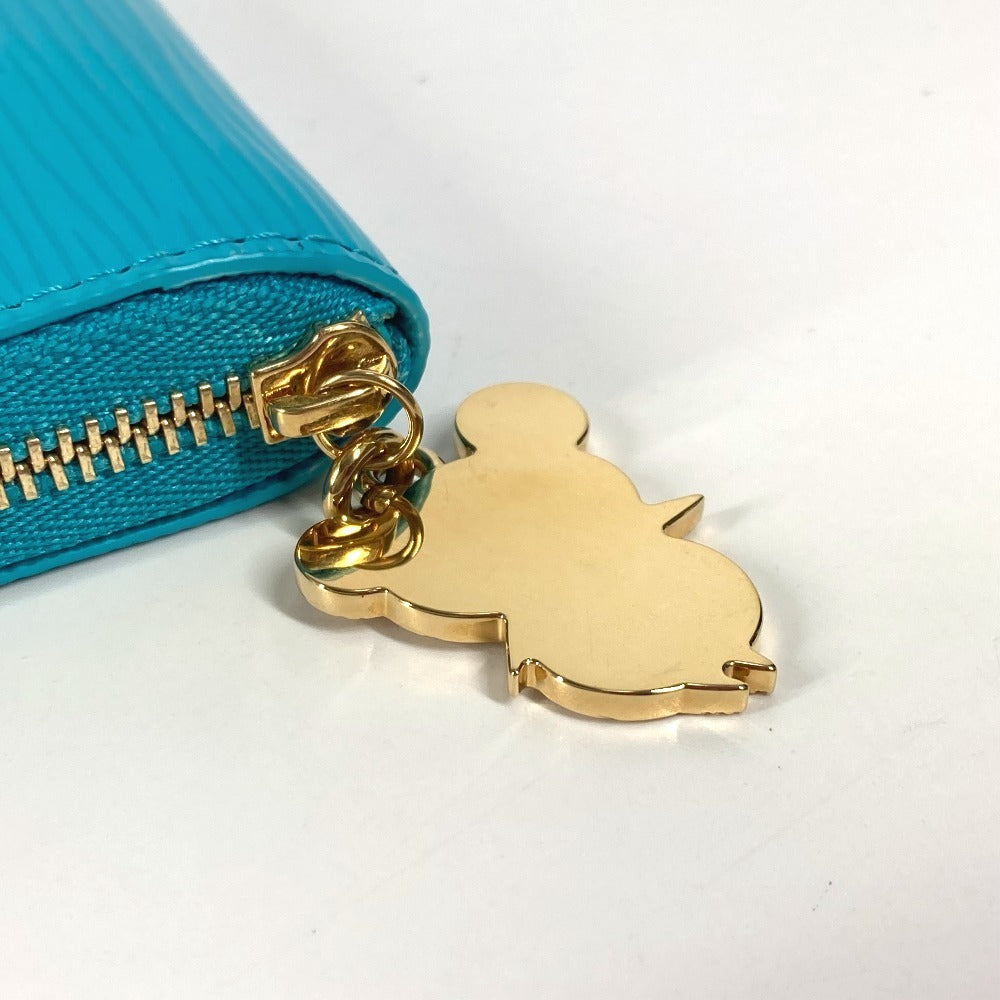 LOUIS VUITTON M14145 LV×TM 村上隆 エピ ジッピーコインパース 財布 ラウンドファスナー 小銭入れ コインケース エピレザー ユニセックス カビラブルー ブルー