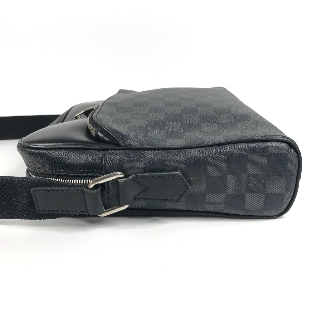 LOUIS VUITTON N41408 ダミエグラフィット デイトンPM デイトン PM カバン 斜め掛け ショルダーバッグ ダミエグラフィットキャンバス ユニセックス ブラック