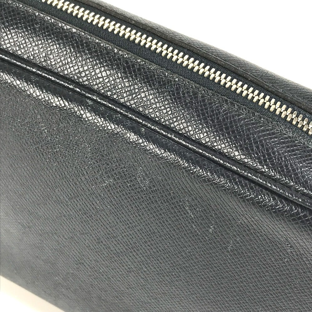 LOUIS VUITTON M33423 タイガ ポシェット・カサイ ポーチ クラッチバッグ ストラップ付 セカンドバッグ タイガレザー ユニセックス ブルーマリーヌ ネイビー