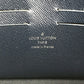 LOUIS VUITTON M33423 タイガ ポシェット・カサイ ポーチ クラッチバッグ ストラップ付 セカンドバッグ タイガレザー ユニセックス ブルーマリーヌ ネイビー