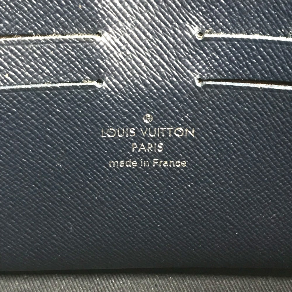 LOUIS VUITTON M33423 タイガ ポシェット・カサイ ポーチ クラッチバッグ ストラップ付 セカンドバッグ タイガレザー ユニセックス ブルーマリーヌ ネイビー