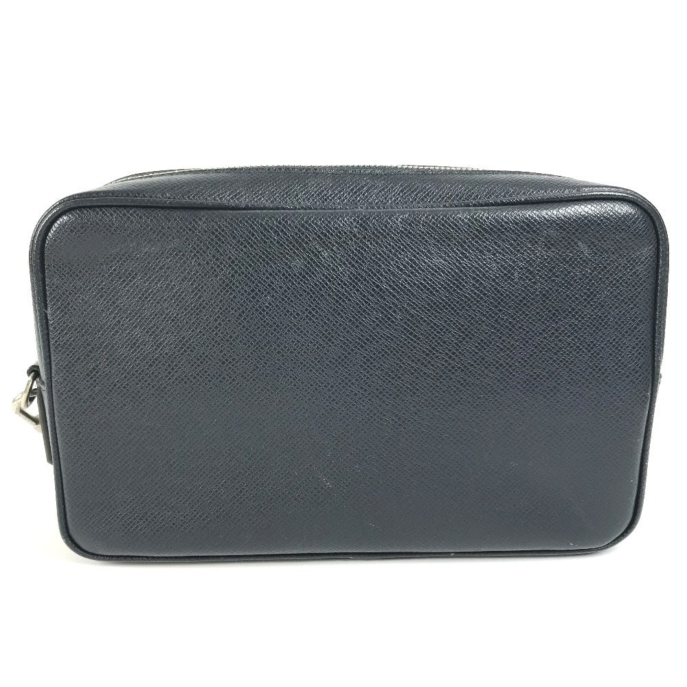 LOUIS VUITTON M33423 タイガ ポシェット・カサイ ポーチ クラッチバッグ ストラップ付 セカンドバッグ タイガレザー ユニセックス ブルーマリーヌ ネイビー