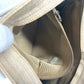 CHANEL Vintage CC Coco Mark Chain Tote Shoulder Bag, Canvas, Women's, Beige
