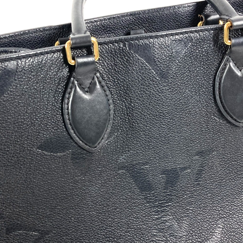 LOUIS VUITTON M45595 モノグラムアンプラント オンザゴーMM 2WAYバッグ カバン ハンドバッグ ショルダーバッグ 肩掛け トートバッグ モノグラムアンプラントレザー ユニセックス ノワール ブラック