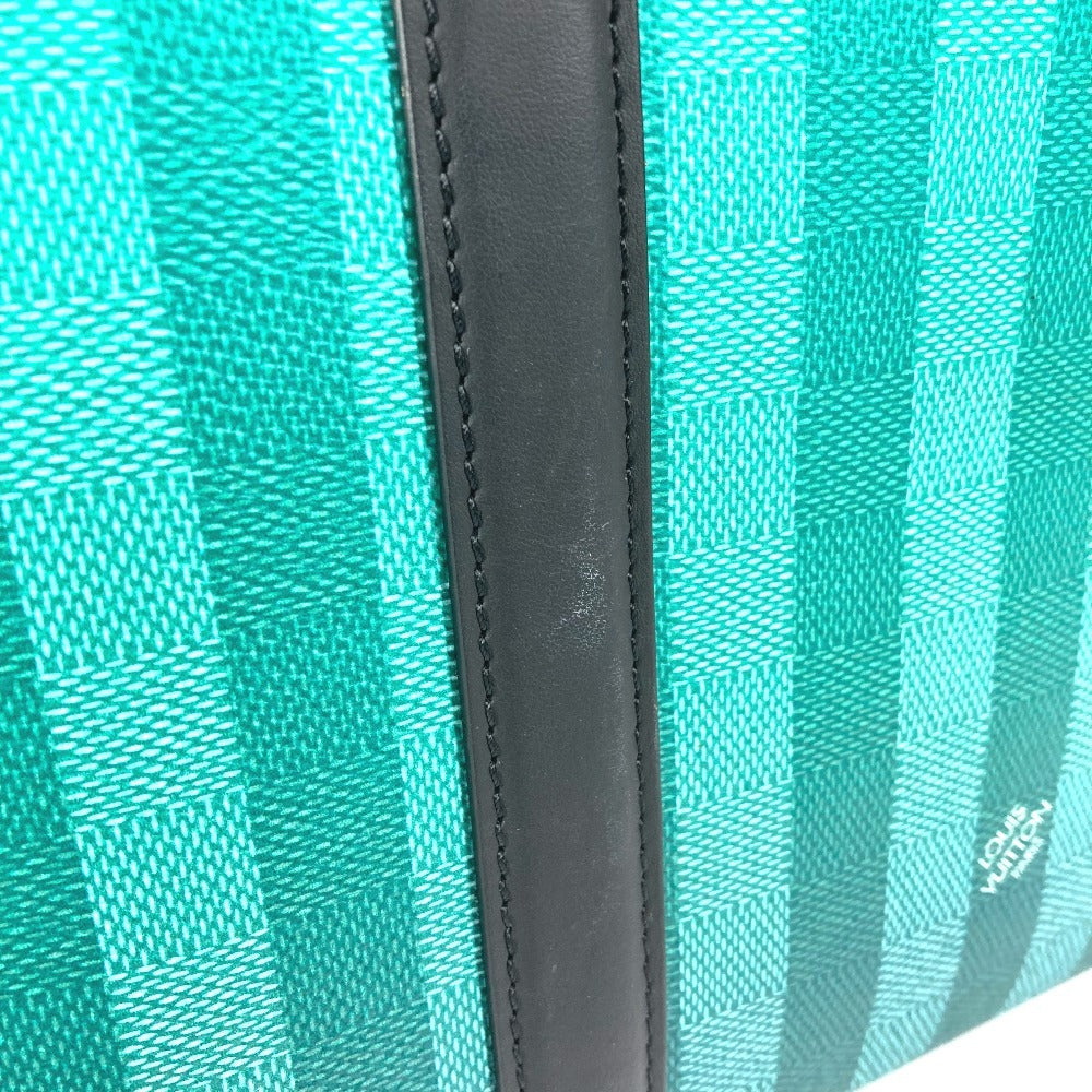 LOUIS VUITTON M59919 ダミエストライプ ウィークエンド トートPM カバン ハンドバッグ ショルダーバッグ 肩掛け トートバッグ レザー/キャンバス ユニセックス グリーン