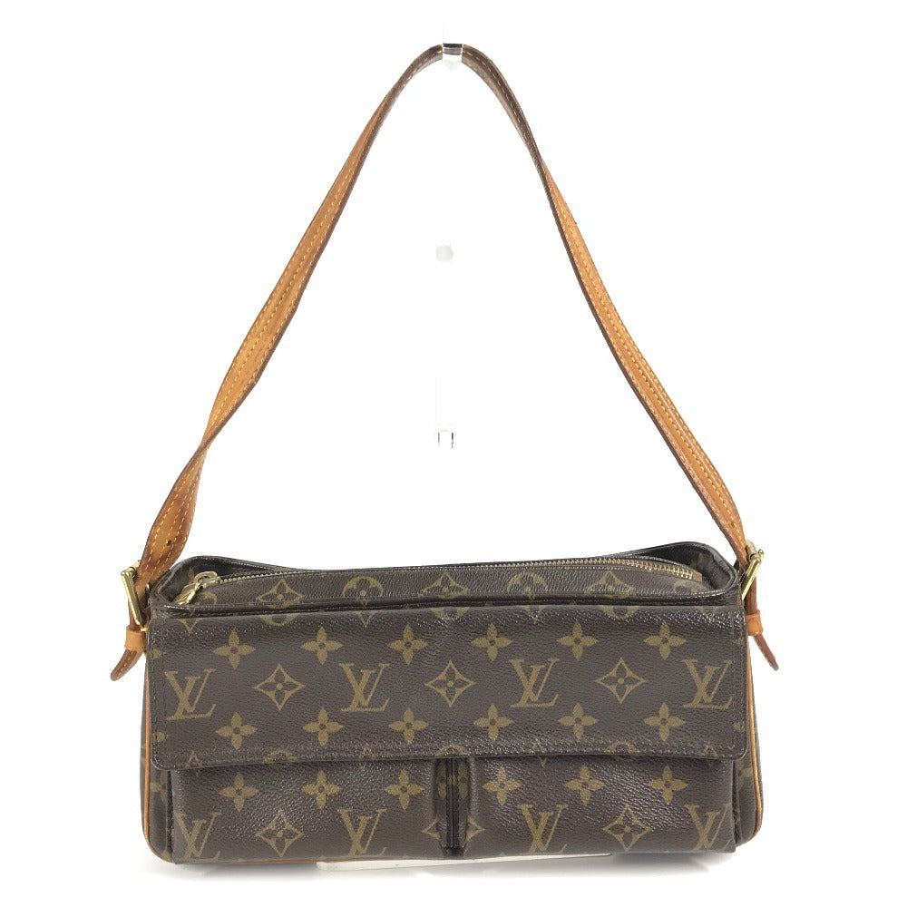 LOUIS VUITTON M51164 Monogram Viva Cite MM Shoulder Bag in Monogram Canvas, Brown