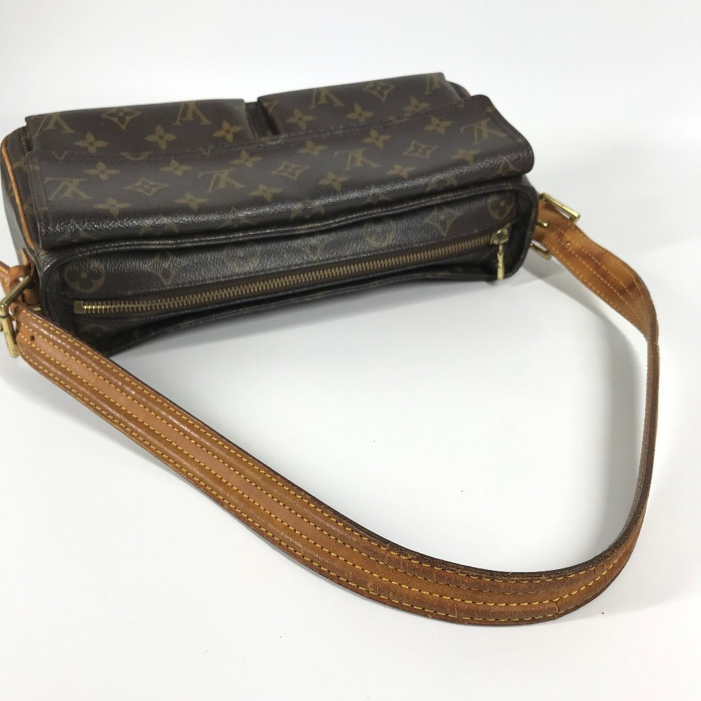 LOUIS VUITTON M51164 Monogram Viva Cite MM Shoulder Bag in Monogram Canvas, Brown