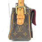 LOUIS VUITTON M51164 Monogram Viva Cite MM Shoulder Bag in Monogram Canvas, Brown