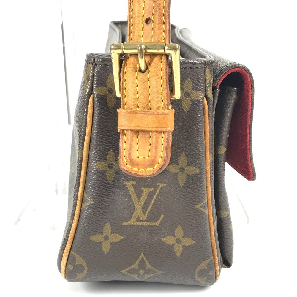 LOUIS VUITTON M51164 Monogram Viva Cite MM Shoulder Bag in Monogram Canvas, Brown