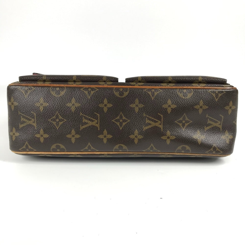 LOUIS VUITTON M51164 Monogram Viva Cite MM Shoulder Bag in Monogram Canvas, Brown