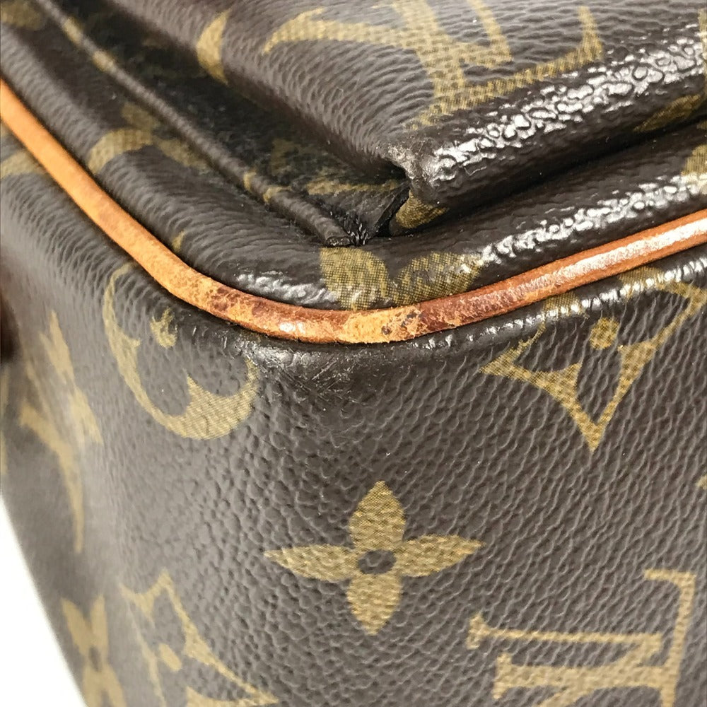 LOUIS VUITTON M51164 Monogram Viva Cite MM Shoulder Bag in Monogram Canvas, Brown