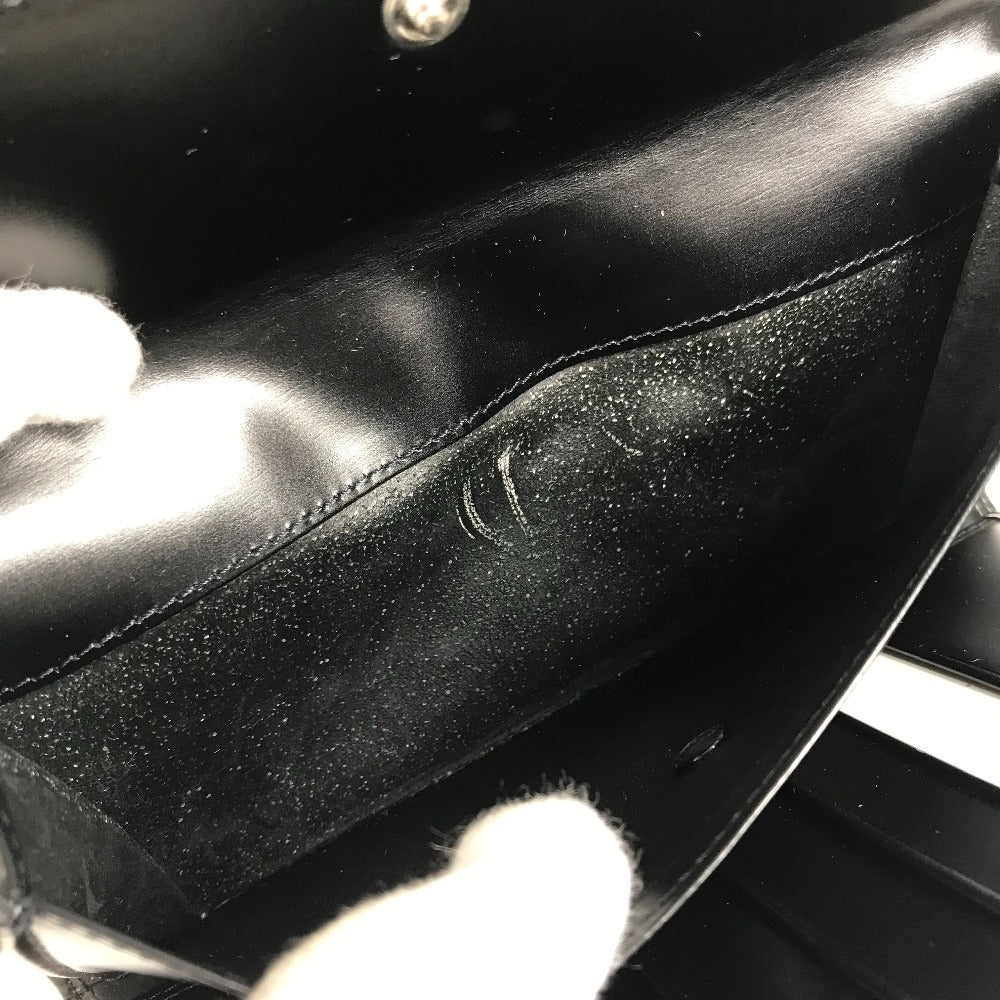 CARTIER Panthère Bifold Long Wallet, Leather, Unisex, Black