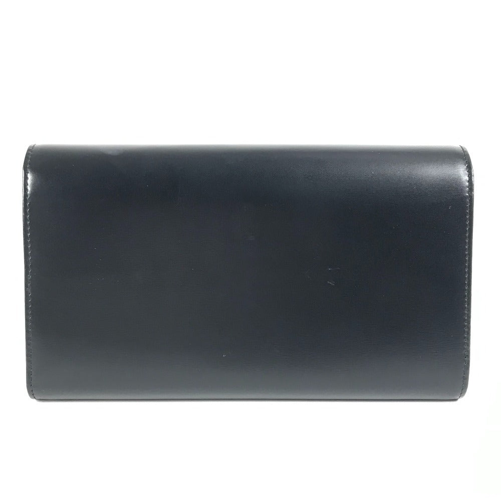 CARTIER Panthère Bifold Long Wallet, Leather, Unisex, Black