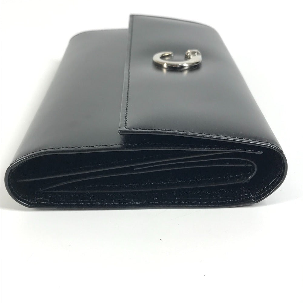 CARTIER Panthère Bifold Long Wallet, Leather, Unisex, Black