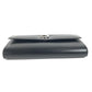 CARTIER Panthère Bifold Long Wallet, Leather, Unisex, Black