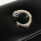 CARTIER Panthère Bifold Long Wallet, Leather, Unisex, Black