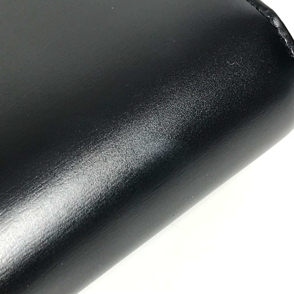 CARTIER Panthère Bifold Long Wallet, Leather, Unisex, Black