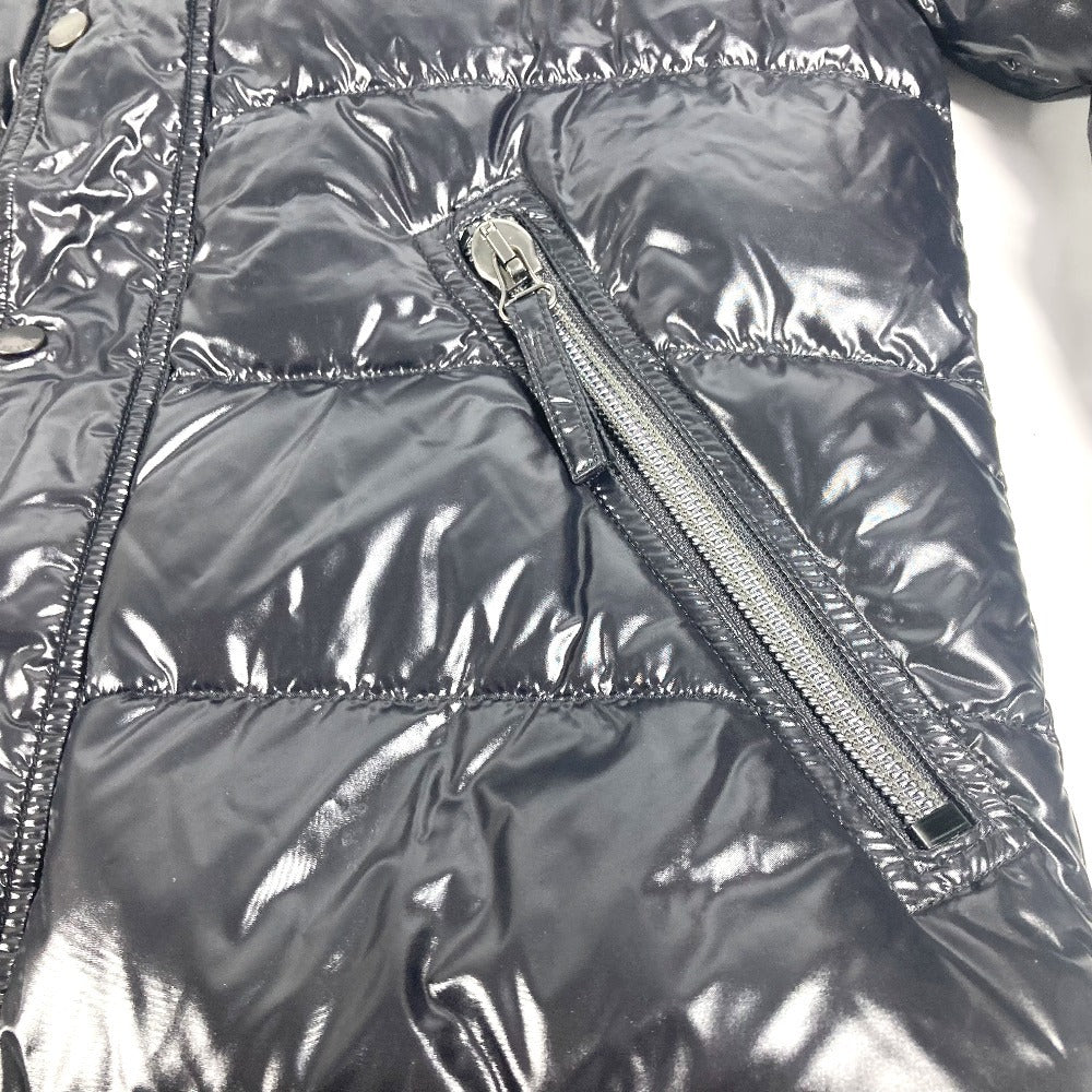 DUVETICA Men's Black Polyamide Down Jacket, Long Sleeve Hoodie
