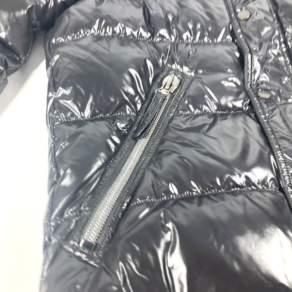 DUVETICA Men's Black Polyamide Down Jacket, Long Sleeve Hoodie