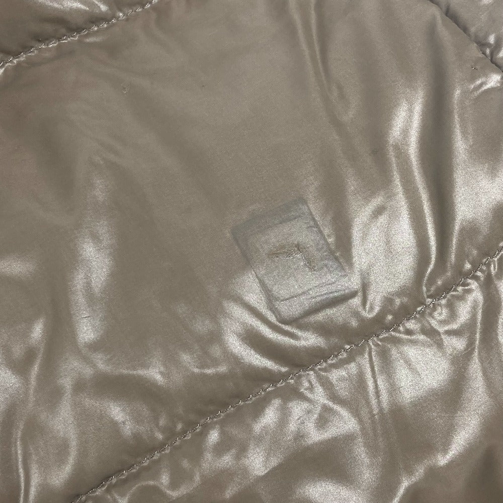 DUVETICA d 037 00 U Hooded Down Jacket with Fur, Long Sleeves, Nylon, Women's, Brown