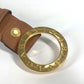 BVLGARI Bvlgari Bvlgari Logo Buckle Accessory Pants Belt Leather Men's Beige