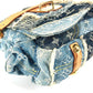 LOUIS VUITTON M95374 Monogram Denim Patchwork Posty Bag, Flap Crossbody Messenger Bag, Shoulder Bag, Monogram Denim Canvas, Unisex, Blue