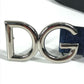 DOLCE&GABBANA DG ロゴ バックル アクセサリー ズボン用ベルト ベルト レザー メンズ ブルー