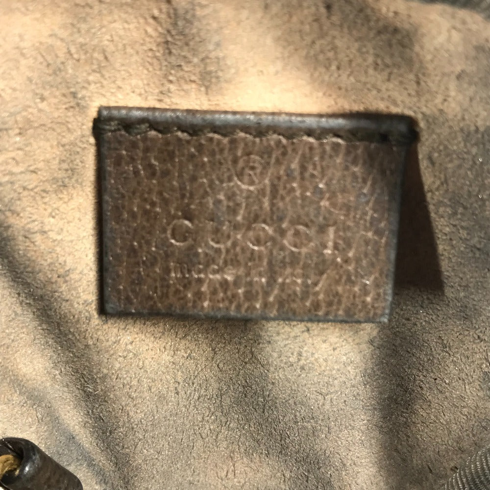 GUCCI 645123 GG Sherry Line Ophidia Keychain Wallet/Coin Purse in GG Supreme Canvas, Unisex, Beige